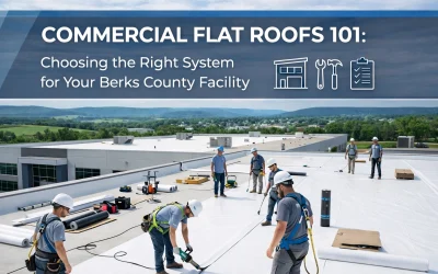 Commercial Flat Roofs 101: Choosing the Right System for Your Berks County Facility